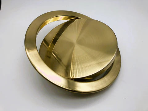 Kitchen Bin Cover Brushed Gold #20148