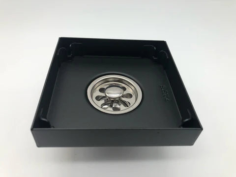 Matt Black Shower Trap #20138