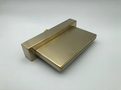 Brushed Gold Modern Bath Mixer With Hand Shower #20126