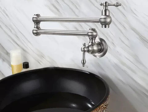 Brushed Nickel Antique Pot Filler #201772