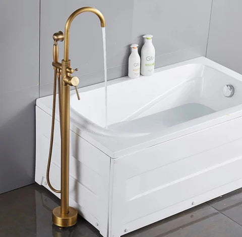 Modern Brass Free Standing Bath Mixer #201832