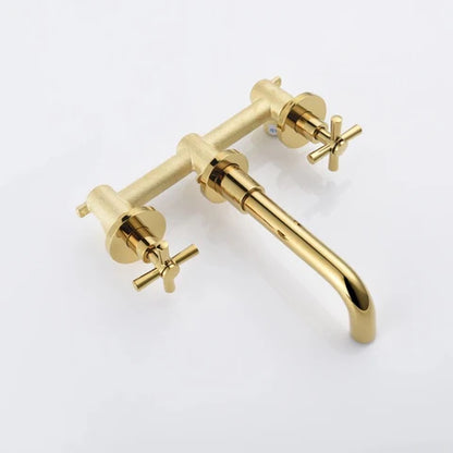 Gold Modern Basin 3 Hole Mixer #201759