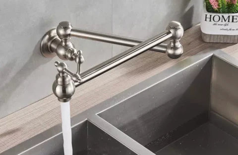 Brushed Nickel Antique Pot Filler #201772
