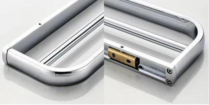 Chrome Modern Double Towel Rail #202354