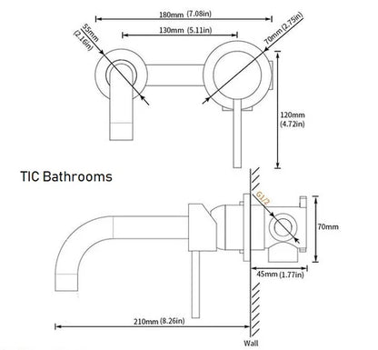 Oil Rubbed Black Modern Basin Mixer #201768