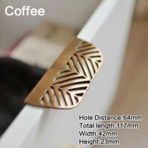 Brass Leaf Shape Handle #202340
