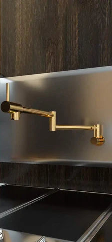 Modern Shiny Gold Pot Filler #202422