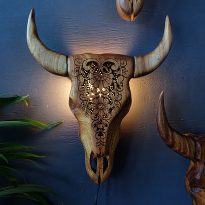 BULL SKULL WALL DECOR 8