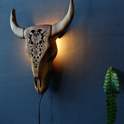BULL SKULL WALL DECOR 8