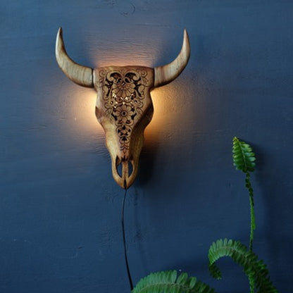 BULL SKULL WALL DECOR 8