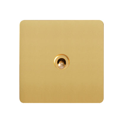 Bastille Gold Toggle Light Switch 1 lever