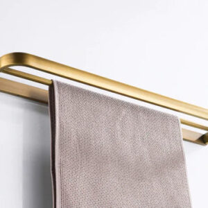 Brass Modern Double Towel Rail #201940