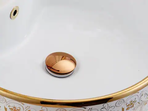 Rose Gold Pop Up Basin/Bath #20102 - Image 5