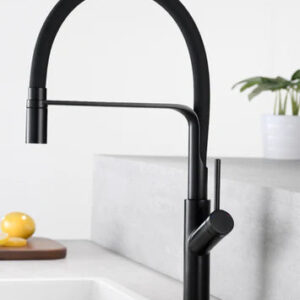 Matt Black Pull Out Kitchen Mixer #201799