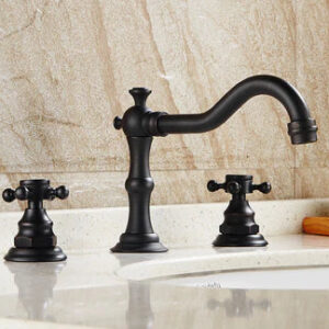 Oil Rubbed Antique Basin/Bath 3 Hole Mixer #201734
