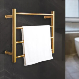 Heated Towel Rail Brushed Gold #20202