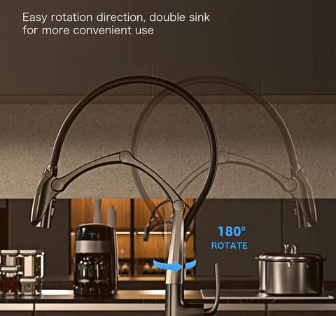 Gun Metal Grey Steam Punk Kitchen Mixer #202408 - Image 8