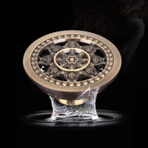 Round Floral Filigree Shower Trap #201796