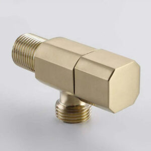 Brushed Gold Angle Valve #20255