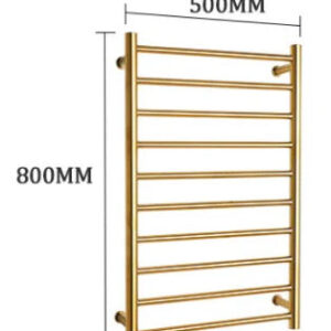 Heated towel Rail Brushed Gold #20201