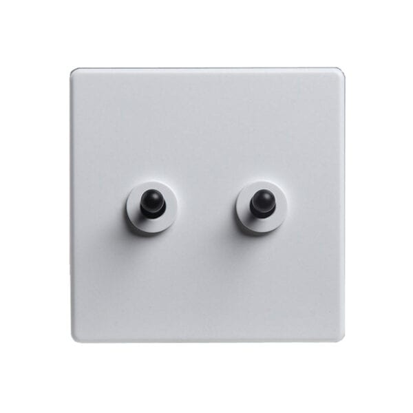 Classic White with black Toggle - 2 Levers - Image 2