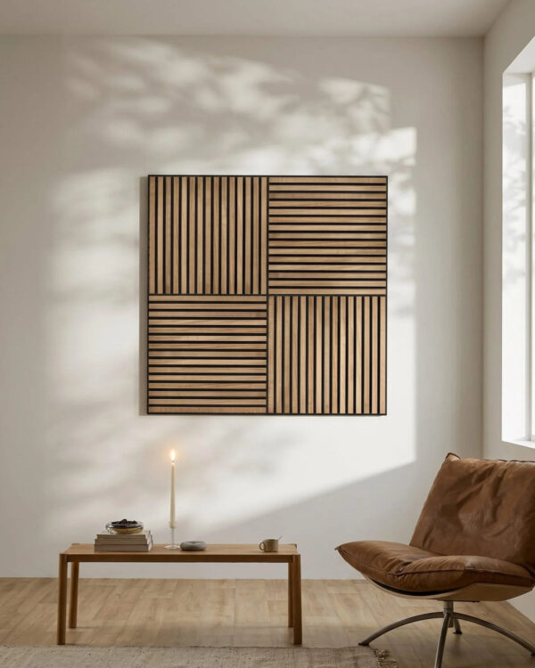 WoodUpp Akupixel | Acoustic Panel Natural Wood - Image 2