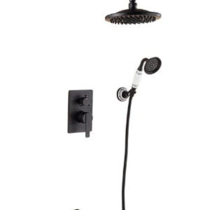 Oil Rubbed Black Shower Unit with Ceramic Hand Shower #20164