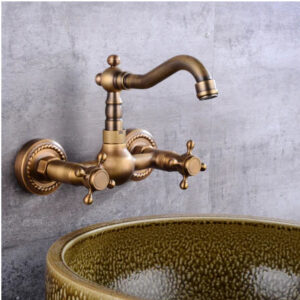 Antique Wall Mounted Classic Basin Mixer #201722