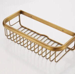 Brass Modern Single Storage Basket #201830