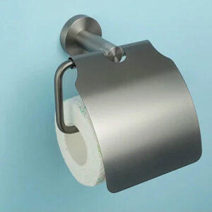 Gunmetal Grey Toilet Roll Holder #202409