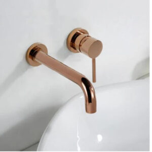 Rose Gold Modern Basin Mixer #1710