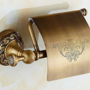 Antique Carved Toilet Roll Holder #201817