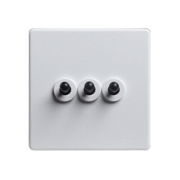Classic White with black Toggle - 3 Levers - Image 2
