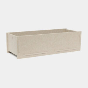 WoodUpp Vigg | Felt Box Beige & Ox Red