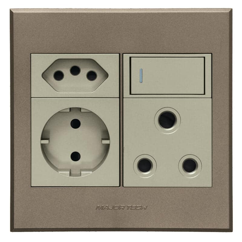 Veti 3 - Round 2 Pin Plug Wall Socket - Image 2