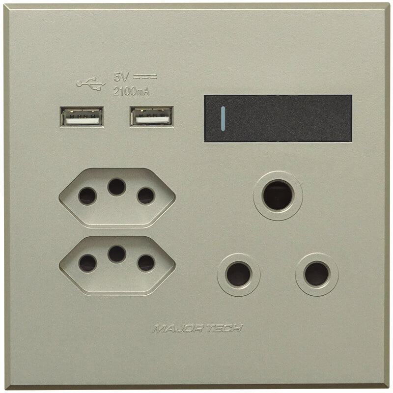 Veti 3 - Double USB, Double V-Slim, Single RSA Sockets - Image 2