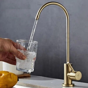 Brushed Gold Water Purified Tap #202356