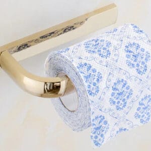 Gold Modern Toilet Roll Holder #201943