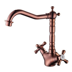 Rose Gold Antique Short Basin Mixer #201720
