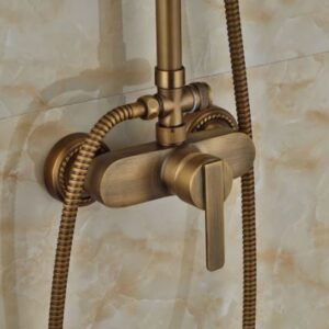 Antique Wall Mounted Shower with Single Lever #201842