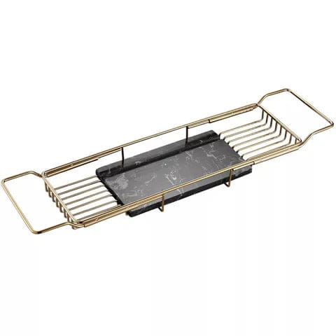 Gold & Black Marble Bath Caddy #20206 - Image 9