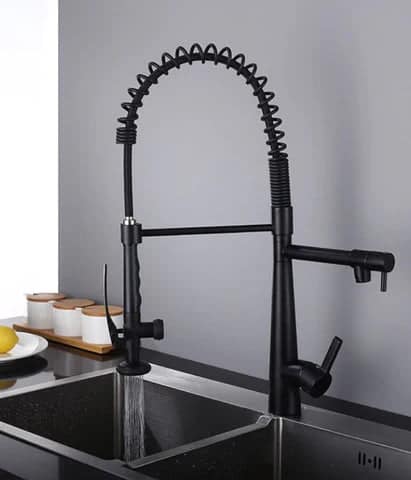 Black Dual Kitchen Mixer #201843