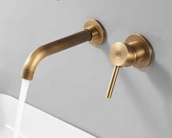 Brass Modern Basin Mixer - Image 2