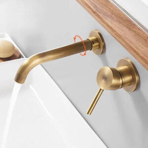 Brass Modern Basin Mixer