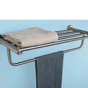 Gun Metal Modern Towel Rack and Rail #202411