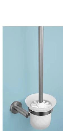 Gun Metal Grey Toilet Brush Holder #202413 - Image 2