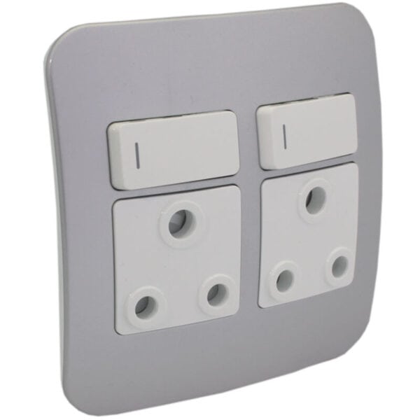 Veti 1 - Double Switched Wall Socket - Image 4