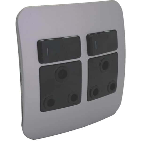 Veti 1 - Double Switched Wall Socket - Image 3