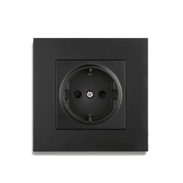 Classic Black EU Wall Socket