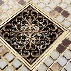 Filigree Brass Shower Trap #201813